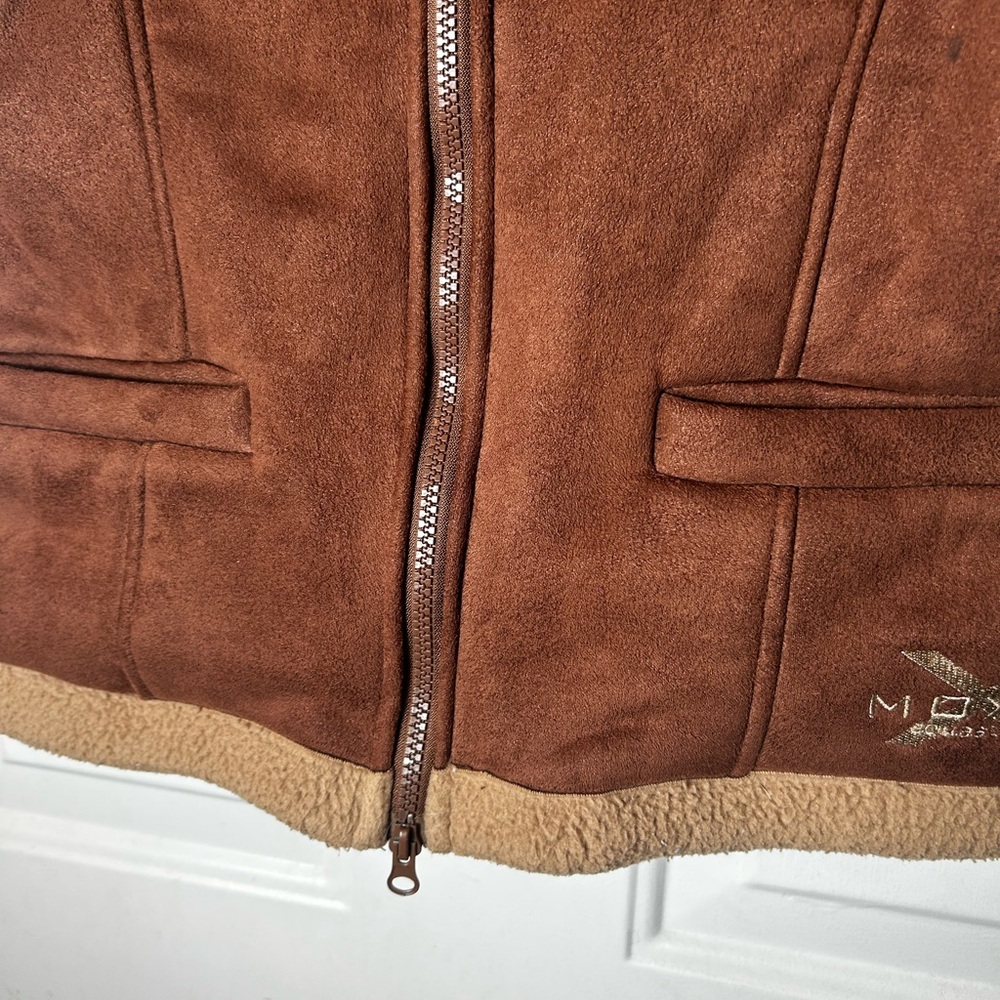 MOXIE Cavalero women’s Kneeland Sherpa Fleece  vest Sz M - Picture 4 of 15